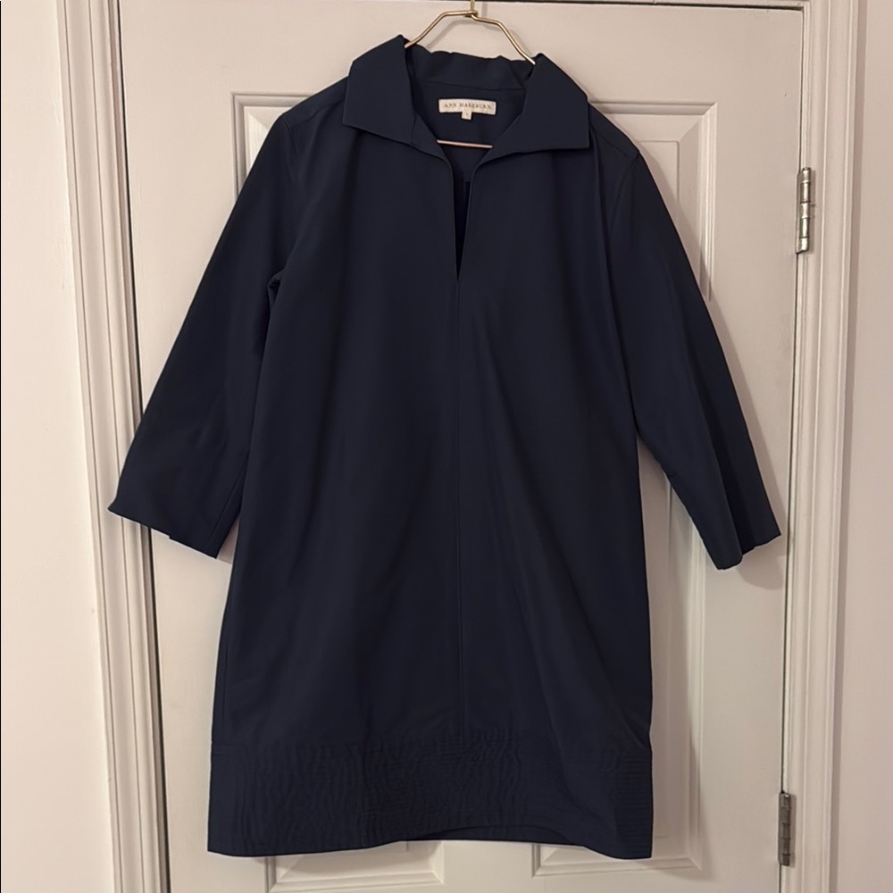 Ann Mashburn Slate Blue Dress
